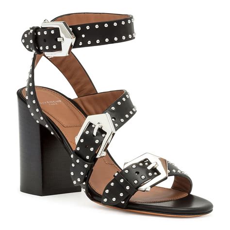 givenchy sandal stacked heel round wood|Givenchy sandals sale.